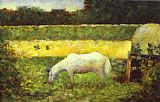 Landscape with a Horse by Georges Seurat